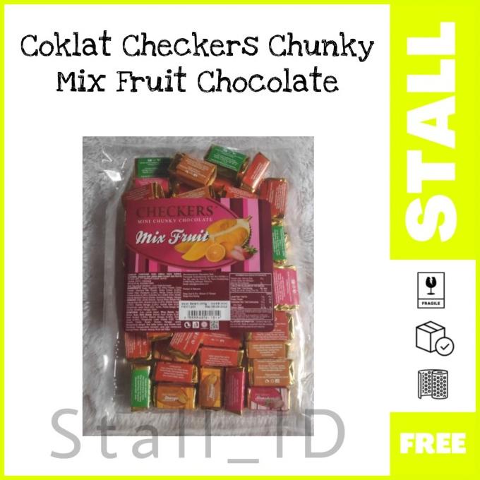 

*#*#*#] Coklat Checkers Chunky Mix Fruit 300 gr Chocolate