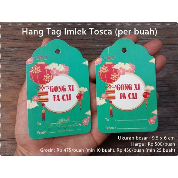

```````] IMLK-134 : Hang Tag Imlek Tosca (per buah)