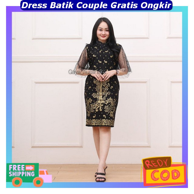 Baju Couple Pasangan Kondangan 2023 Buju Sarimbit Murah Terbaru 2024 Deres Chritsmas Wanita Elejant 