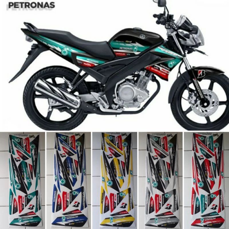 stripping lis sticker variasi Yamaha Vixion old petronas stripping vixion lama petronas tosca