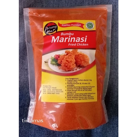 

Bumbu Marinasi Ayam Goreng Fried Chien 500G