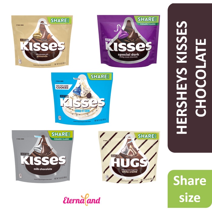 

Hershey Kisses Chocolate - Cokelat Impor Aneka Rasa