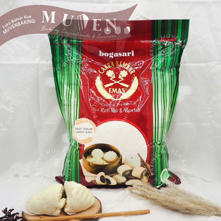 

Tepung Cakra Kembar Emas Roti Pao & Mantao 5 Kg