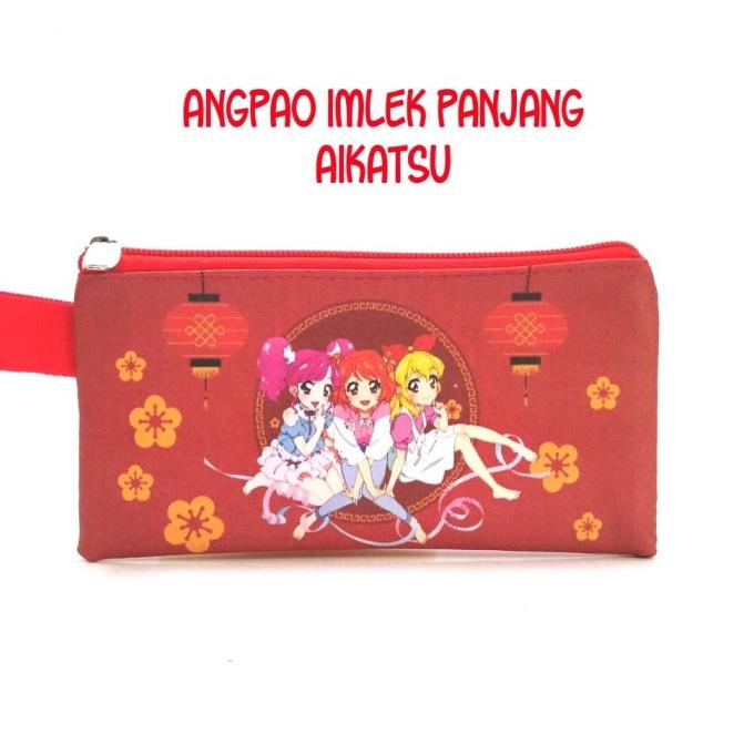 

Ready stock] Dompet Angpao Imlek Panjang Aikatsu Amplop Tahun Baru Imlek Sincia