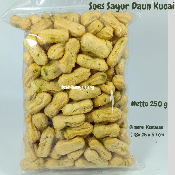 

Kue Soes Sus Kering Original Bawang Panjang Sayur Daun Kucai 250 G