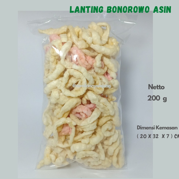

Lanting Slondok Singkong Gelang Bonorowo Merah Putih Asli Khas Kebumen