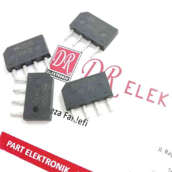 Diskon Dioda bridge brit sisir 2a 2 amper ampere 2SB D2SB 60 A 4D dre3 Segera Dapatkan