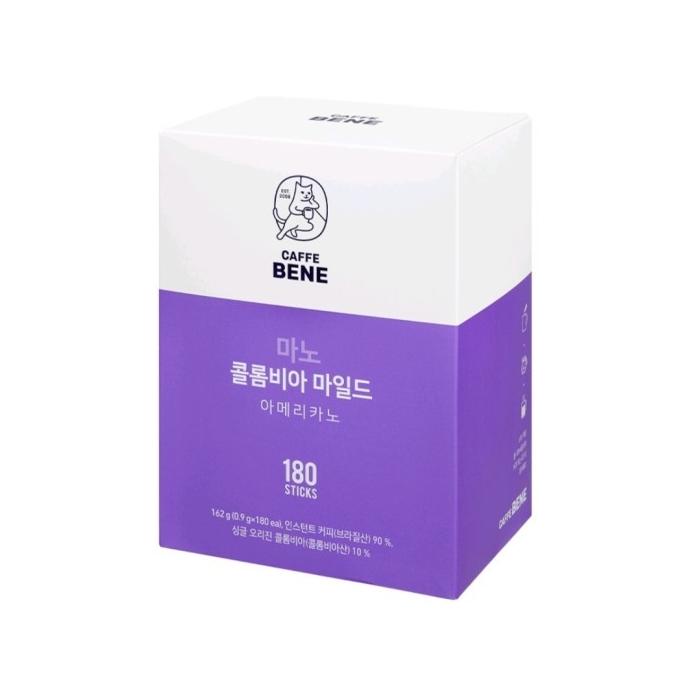 

] Caffebene Mano Colombia Mild Americano Coffee Korea/ Kopi Sachet