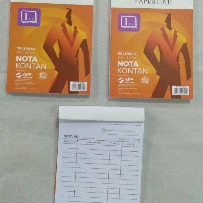 

Buku Nota Kontan Kecil Paperline Kode 952