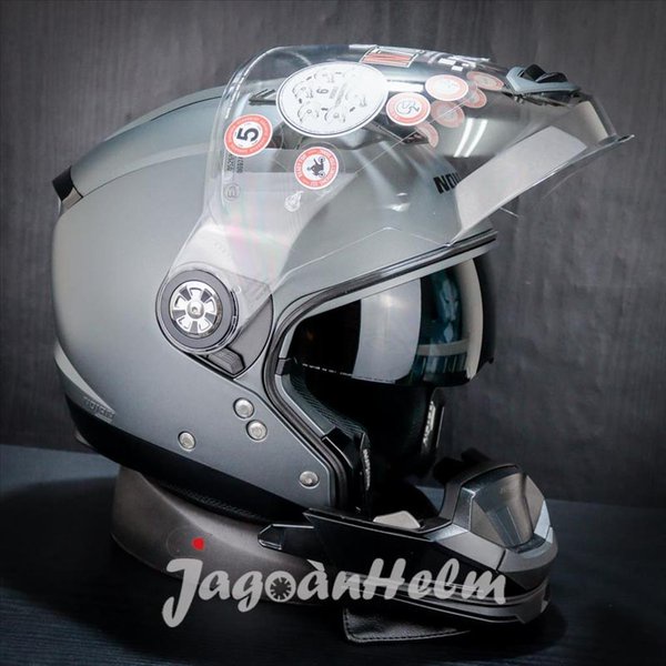 Nolan Helm N70.2 Gt Classic #002 Flat Vulcan Grey N702 Gt