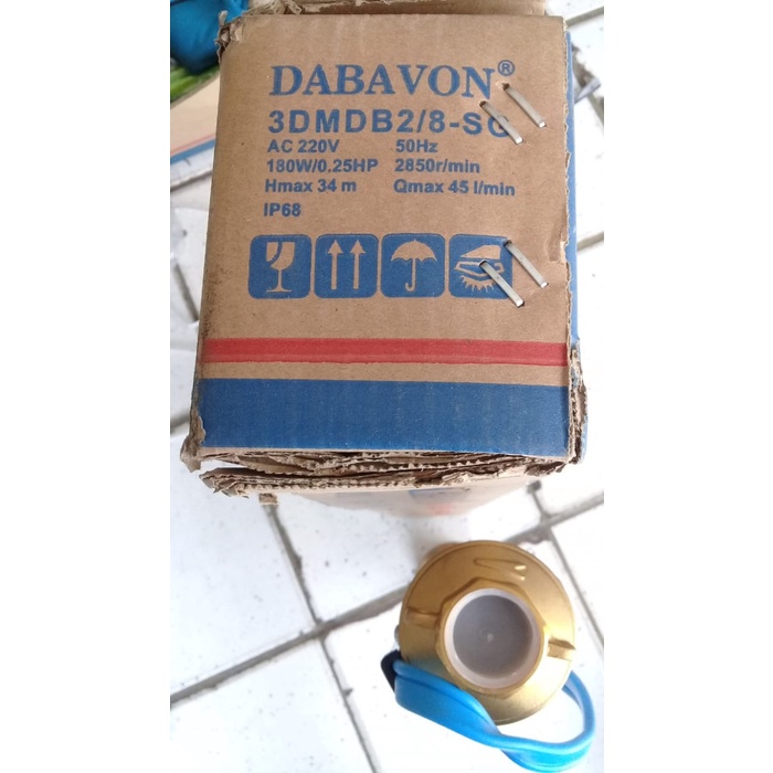 New Pompa Satelit/Submersible 3 Dabavon 0,25 Hp Original