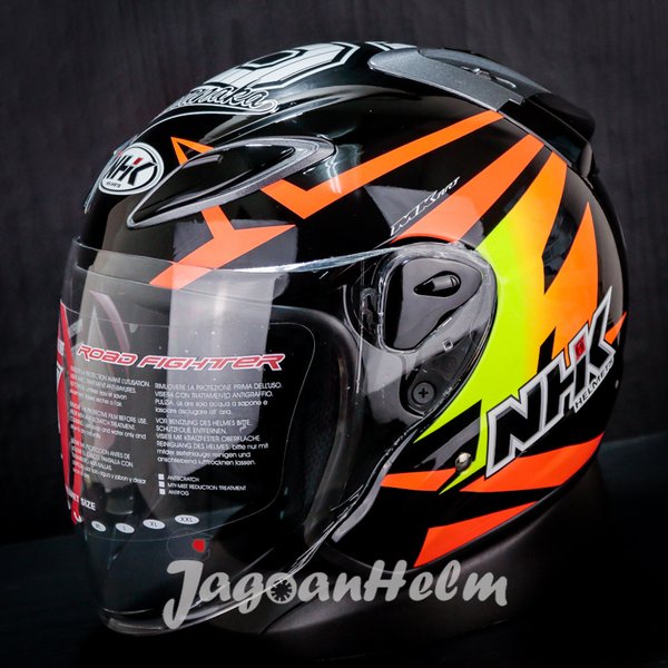 Nhk Helm R6 Ryusei #2 Gp Edition Black R-6 Half Face R 6