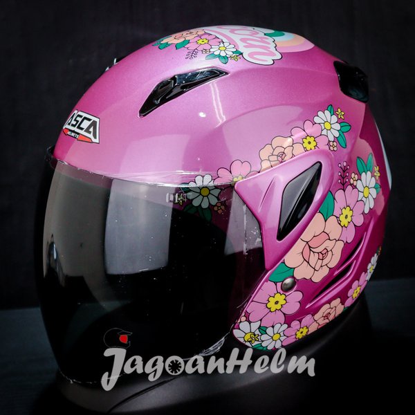 Asca Helm Anak Cartoon Unicorn #02 Model Gm Fighter Kids