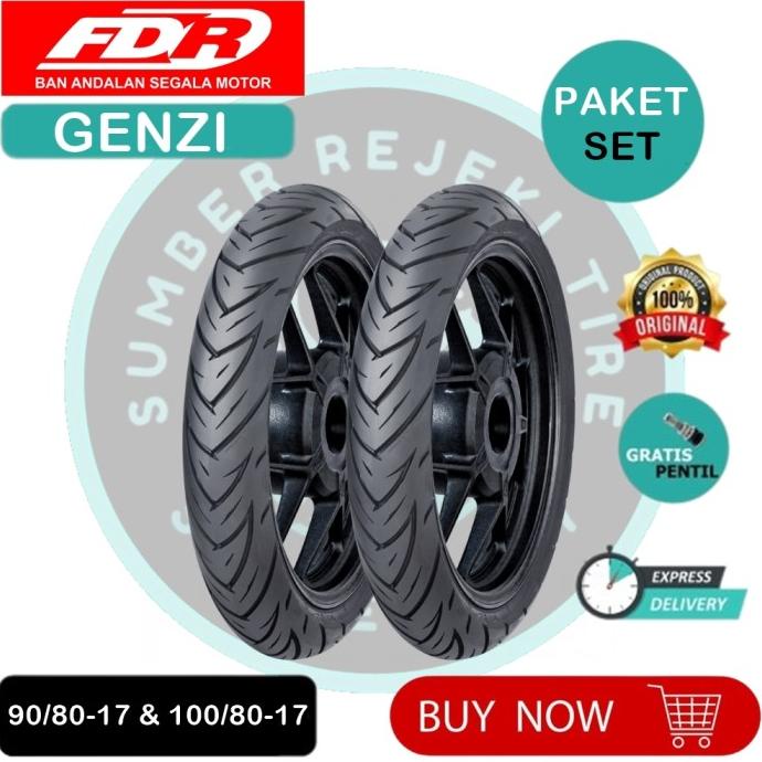 >>>>>] Paket Ban Motor FDR Genzi 90/80-17 & 100/80-17 Ban Motor Satria Sonic
