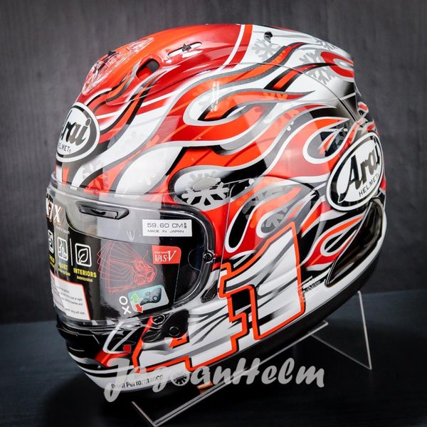 Arai Helm Rx-7X Haga Gp- Red Black- Arai Fullface