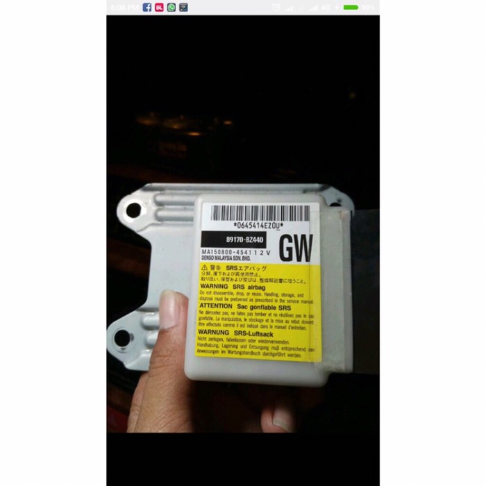 Ecu Modul Airbag Grand Avanza New