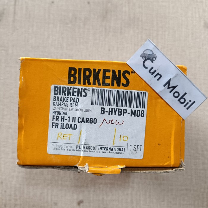 brake pad hyundai h1 h 1 h-1 2008 on depan hybp m08 merk birkens lilaajah1516