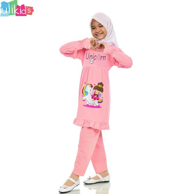 Diskon Ulikids Setelan Baju Muslim Anak Perempuan Baju Anak Perempuan Modern - Best Seller