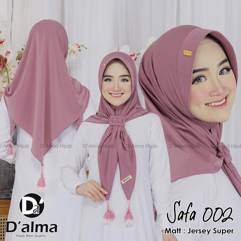 Kekinian HIJAB SEGITIGA INSTAN PET TASSEL/BERGO INSTAN PET JAMBUL ,,