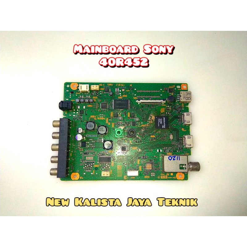 MAINBOARD TV SONY KLV 40R452 ORIGINAL MB SONY 40R452A MOTHERBOARD 40R452 MB KLV40R452A MAIMBOARD SON