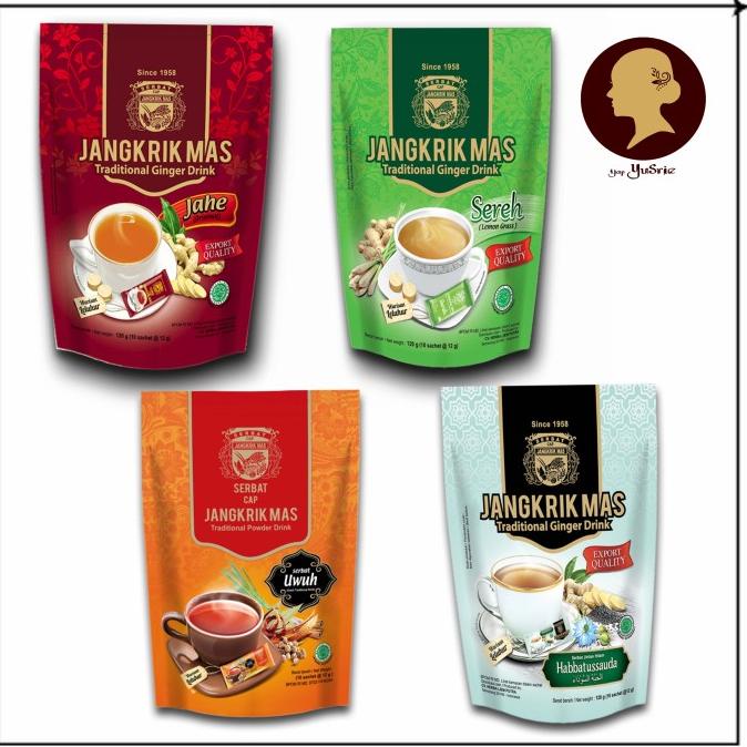 

Wedang Serbat jahe cap JANGKRIK MAS khas Semarang 135gr 10 sachet 2 ta