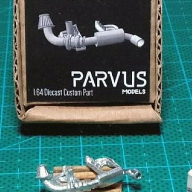 Parvus Models Exhaust System V2 Knalpot custom Hot Wheels Tomica 1 64