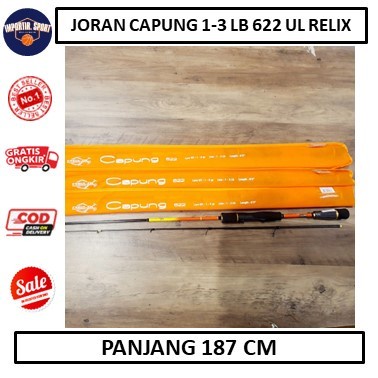 Joran Capung 1-3 Lb 622 Ul Relix Nusantara - Alat Pancing - Aksesoris