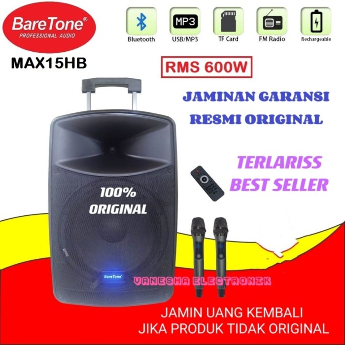 Promo Speaker Portable Meeting Baretone Max15Hb Max 15Hb Max 15 Hb