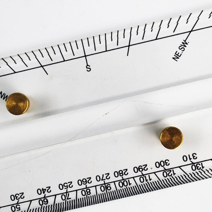 

Mistar Jajar Peta 450Mm/600Mm Navigation Parallel Ruler Marine Ruler