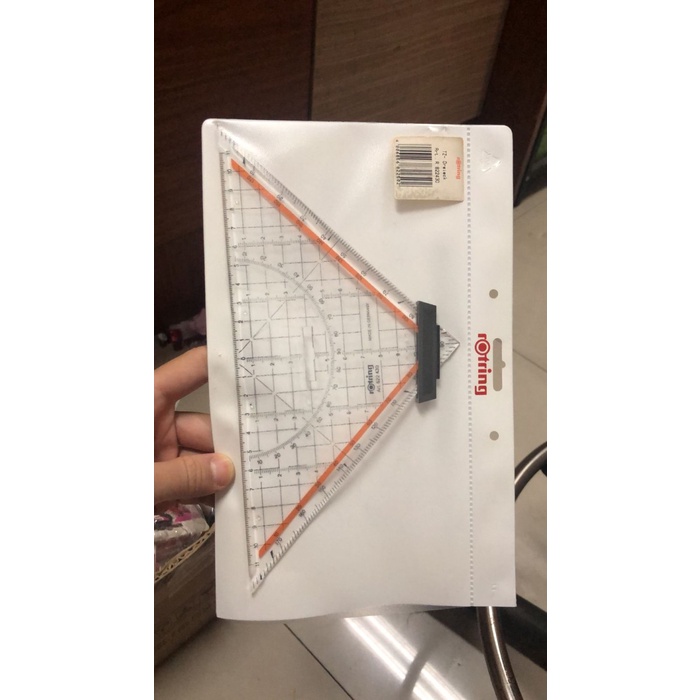 

Promo Penggaris Segitiga Pegangan Rotring Made In Germany Jerman 22 Cm