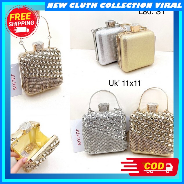 Tas Cewek Kekinian Impor Korea Mini Mewah Elegan Handsbag Clutch Bag Wanita Import Premium Original 
