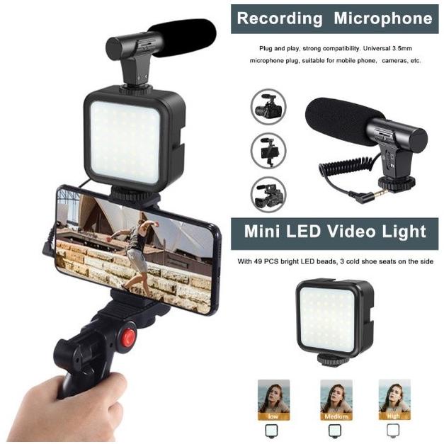 Sale Vlogging Kit Alat Paket Vlog Hp Lengkap Youtuber Vloger Handphone 5 In Sale