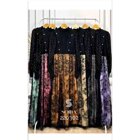 gamis knit brukat by soira