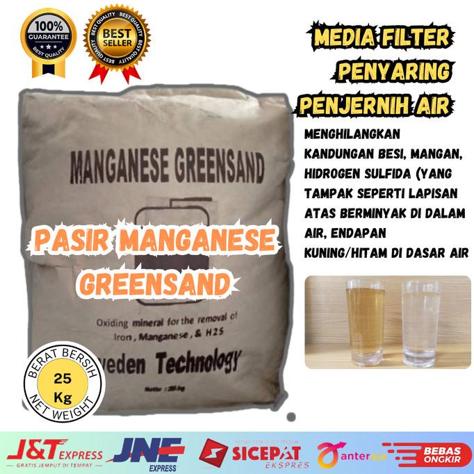 Media Filter Air Sumur Manganese Greensand Menyerap Lapisan Minyak Air Lendarpistore_