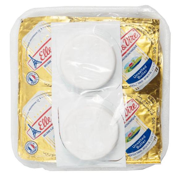 

Media ELLE & VIRE Beurre Gastronomique Unsalted Butter 100gr - Mentega Margarine Tawar Cup Kecil 10x10g MD003