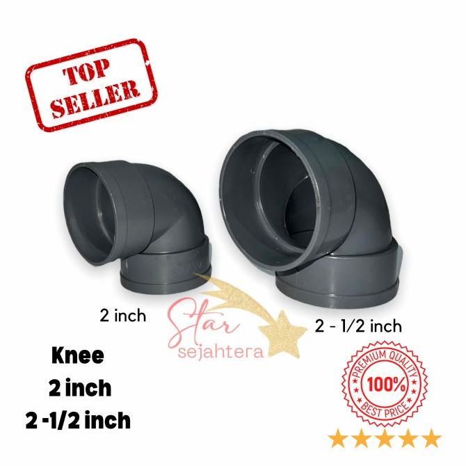 }}}}}}] Knee 2" Elbow Keni Paralon Pipa PVC 2,5" 2 1/2" inch Belokan L