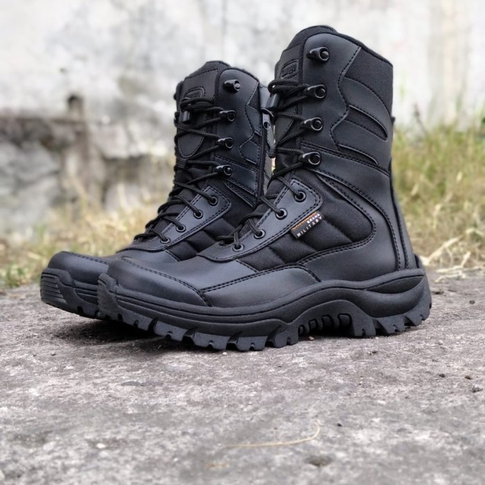 Sepatu Pdl Jatah Tni Pembagian Caanggo Militery Hitam