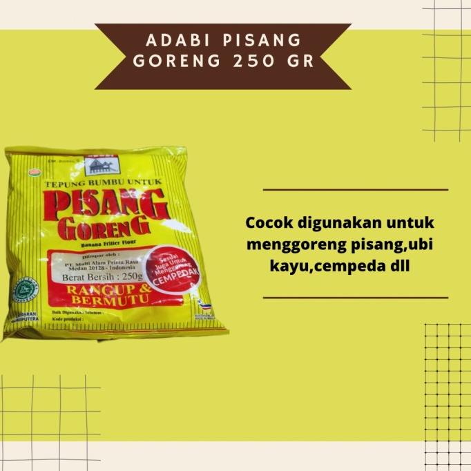 

monggo] ADABI TEPUNG PISANG GORENG 250 GR