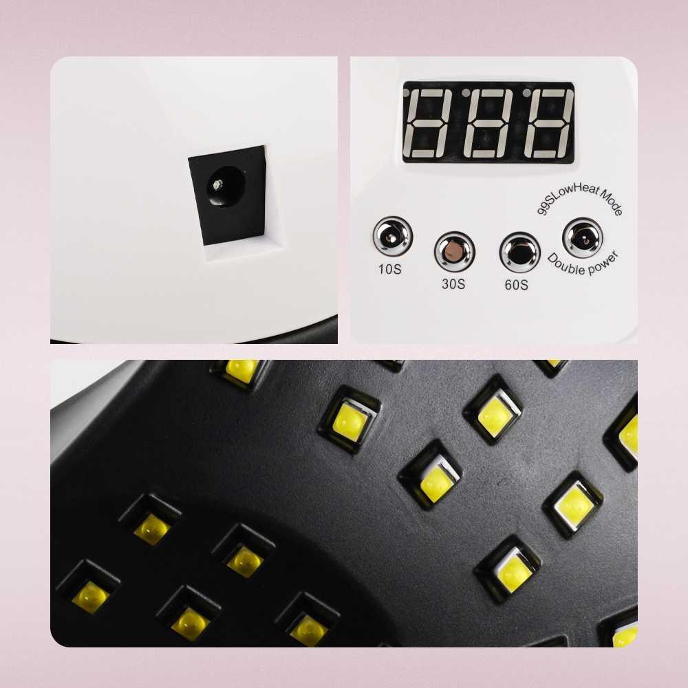 Pengering Kutek UV Lamp Nail Dryer Smart Sensor LCD Display - X7 MAX