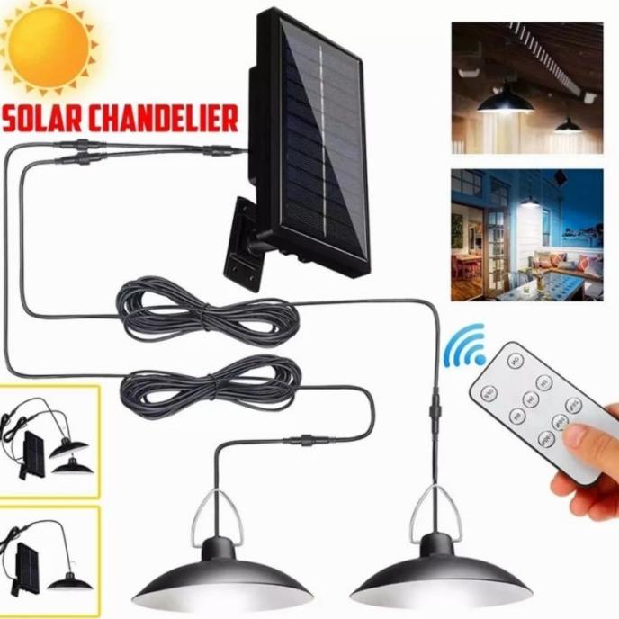 ```````] Lampu taman tenaga surya lampu gantung LED solar lamp indoor outdoor