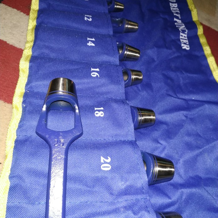 

✨Ready Alat Pembolong Plat Plong Set - Hollow Punch Set 14 Pcs Berkualitas