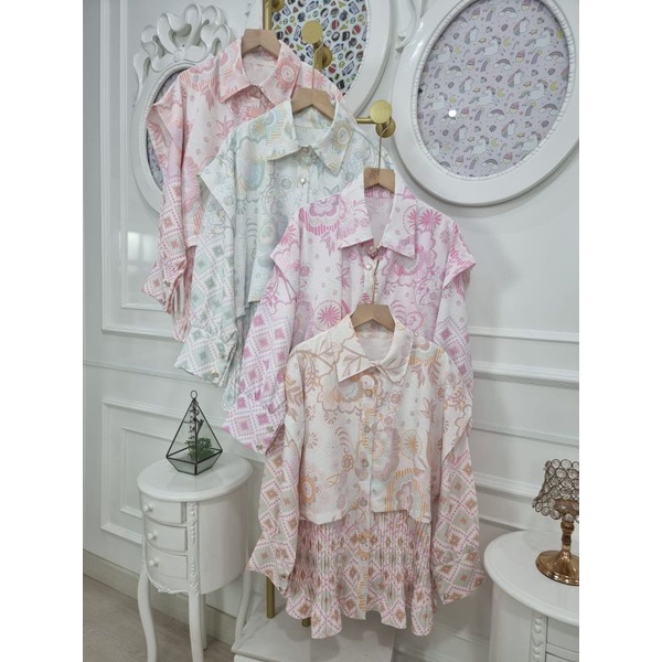 Atasan Rompi Meijiwang Blouse Rompi Meijiwang