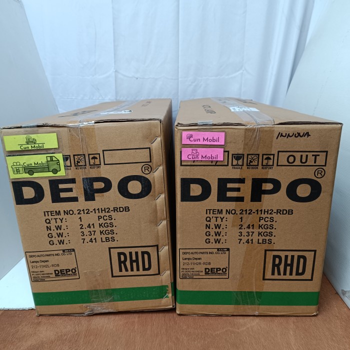head lamp lampu besar innova 2004-2010 212-11h2 - rdb merk depo honeybee161925