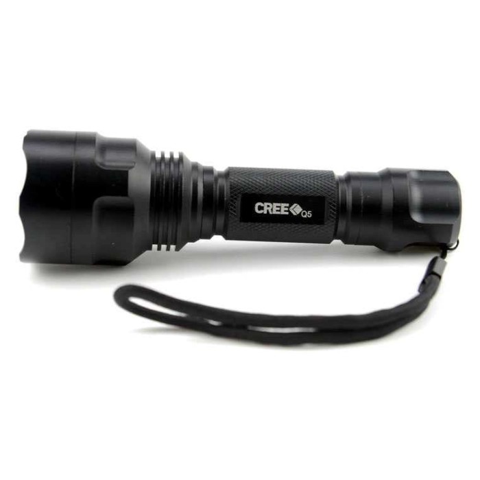 Senter Led Police Swat Taffware C8 Waterproof Q5 3800 Lumen