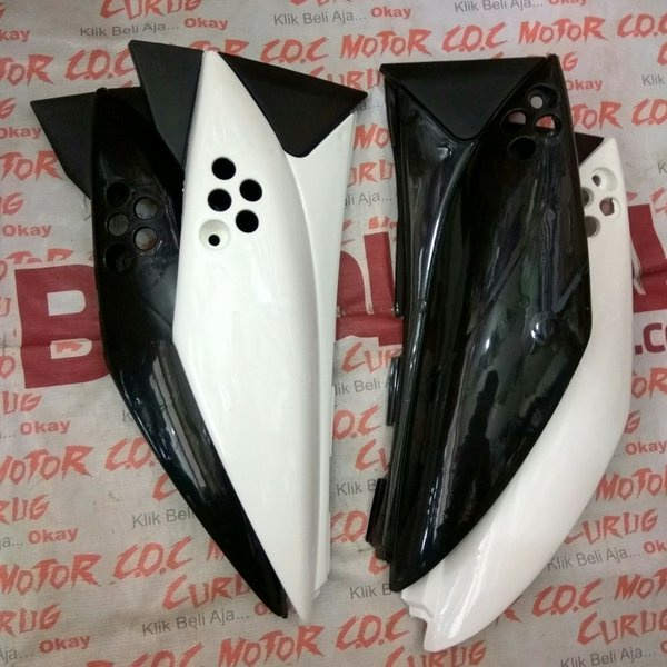 BODY PANEL SAMPING KIRI KANAN BELAKANG KAWASAKI KLX 150 LAMA MODIF CROSS TRAIL