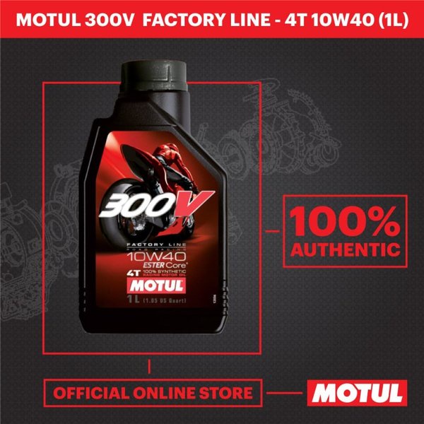 OLI MOTUL 300V OLI BALAP MOTOR SPORT R25 VIXION SATRIA FU FRANCE 1000ML