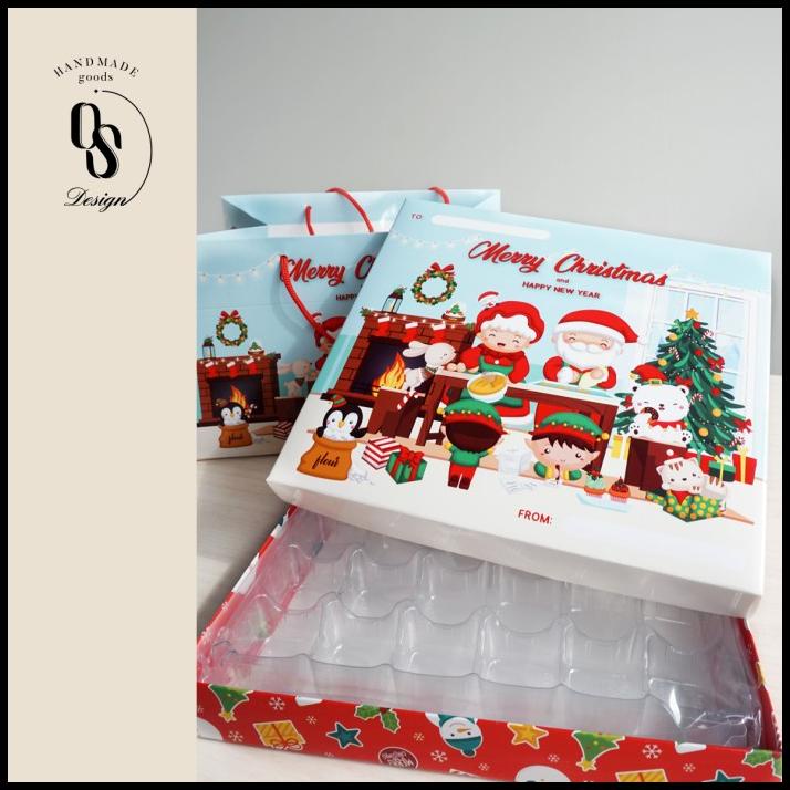 

BEST DEAL BOX KUE NATAL DUS SEKAT MIKA CHRISTMAS HAMPERS PACKAGING KOTAK NASTAR !