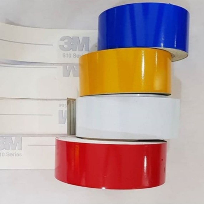 

✨Ready Stiker 3M Reflective 610 Series. Merah Ukuran : 4 Inch X 45Meter Terbatas