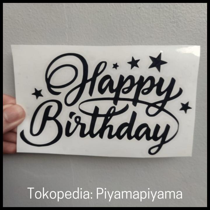 

TERBARU STIKER HAPPY BIRTHDAY STICKER CUTTING BALON PVC !!!