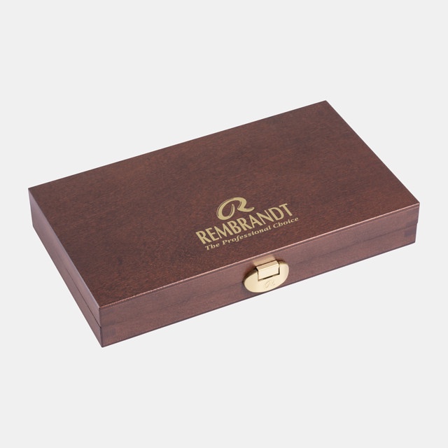 

Terlaris Rembrandt Watercolour Wooden Box Traditional 24 Half Pans + 2 Access Promo Terbaru